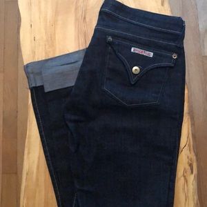 Hudson dark wash skinny jeans